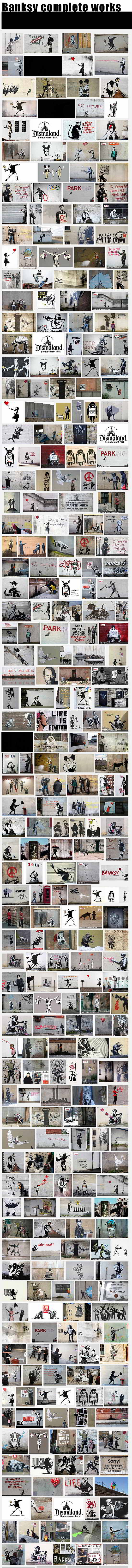 Toda la obra del artista urbano Banksy-Autogiro arte actual