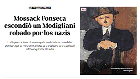 Mossack Fonseca-Arte-modigliani head-Autogiro arte actual