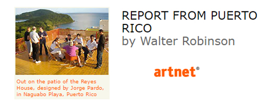 report from puerto rico walter robinson-Autogiro arte actual