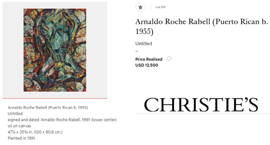 Arnaldo Roche Rabell-Puerto rican artists at art auctions-Autogiro arte actual