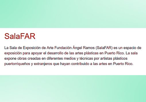 Salafar | Autogiro Arte Actual