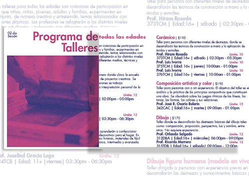 liga de arte programa | Autogiro Arte Actual