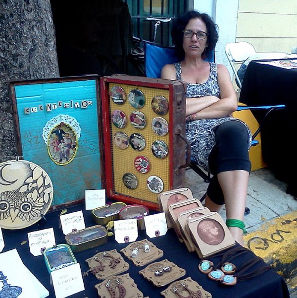 Yolanda Velázquez el mercadillo autogiro arte actual - El Mercadillo de Artistas en San Juan