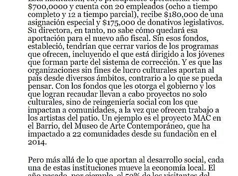 instituciones culturales ante crisis