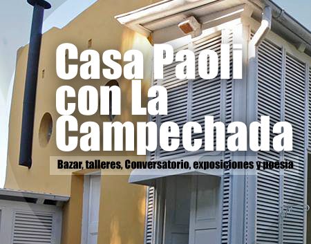 Casa Paoli con la Campechada | Bazar de telas africanas, taller de grabado, Conversatorio, exposiciones y Café con poesía