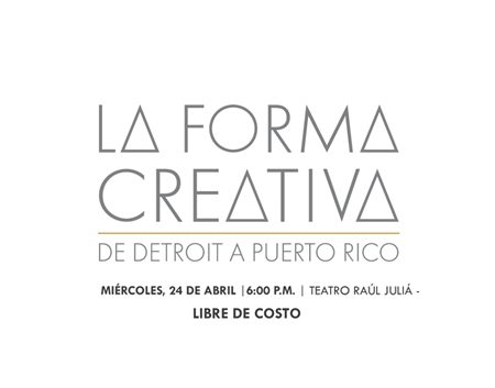 la forma creativa charla