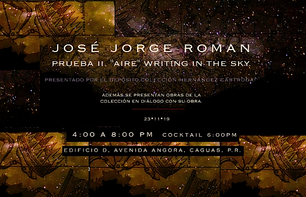 Aire Writing in The Sky de Jose Jorge Roman