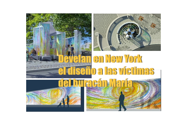 Develan en New York el diseño a las víctimas del huracán María | AUTOGIRO/el giro del arte actual