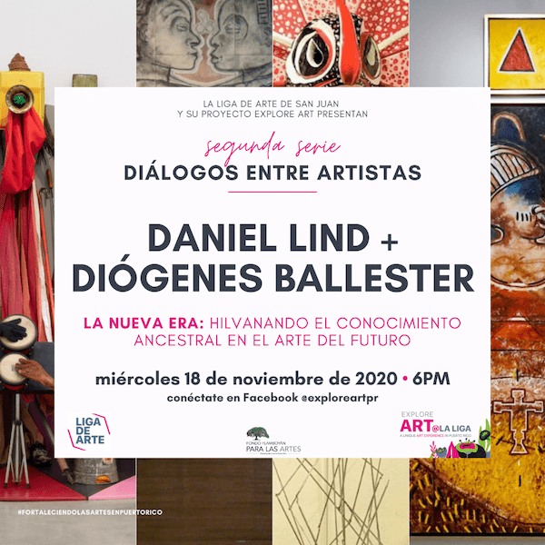 En los diálogos virtuales de Explore Art@LaLiga conversan los artistas Daniel Lind y Diógenes Ballester