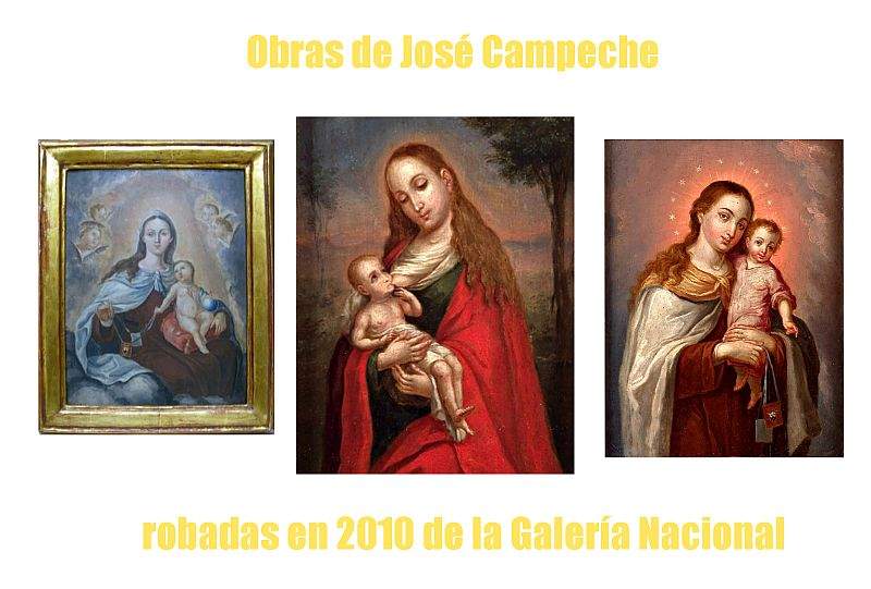 obras José campeche robadas en 2010 de la Galería Nacional