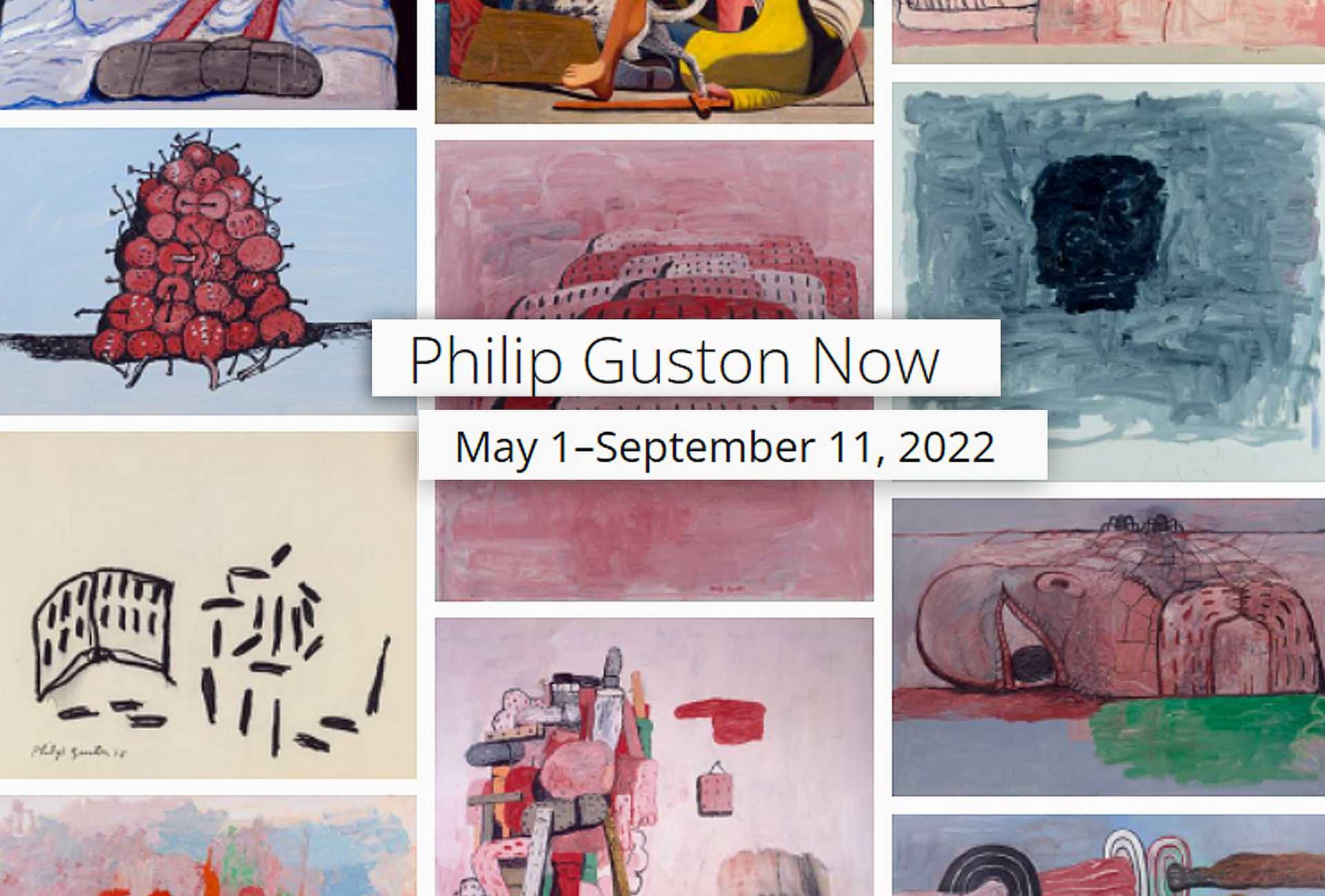 Philip Guston Now, organizada por cuatro museos incluye 73 pinturas y 27 dibujos del artista que creó una emocional, política y psicológica visión del mundo