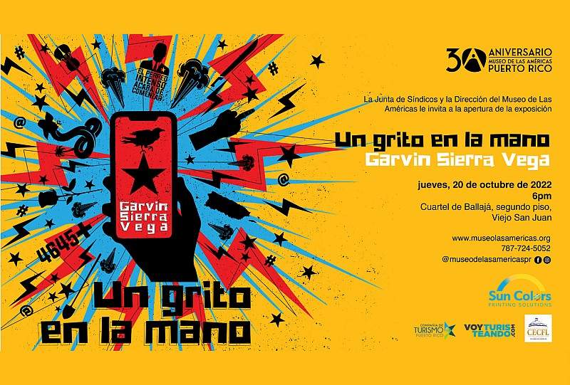 Garvin sierra un grito en la mano | 30º aniversario El Museo de Las Américas
