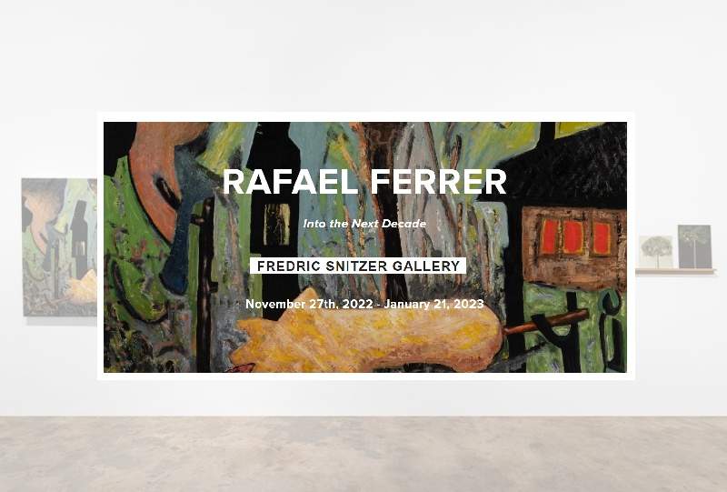 Into the Next Decade, Rafael Ferrer in Fredric Snitzer Gallery