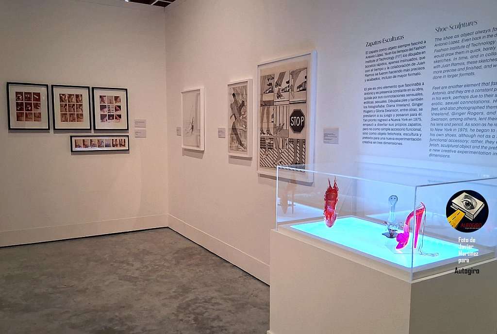 Instamatics y zapatos esculturales en la muestra Antonio estética exuberante 1962-1987 fotos de Javier Martinez